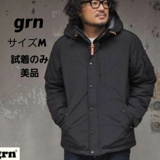 ジーアールエヌ(grn)の≪試着のみ美品≫grn ダウン ジャンパー 撥水保温 アウター ブラック(ダウンジャケット)