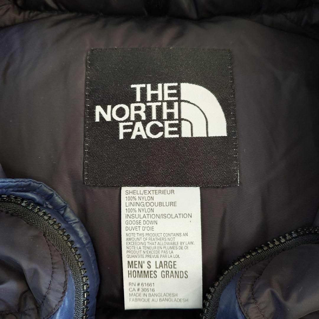 THE NORTH FACE(ザノースフェイス)の極美品　90年代　ノースフェイス　ヌプシダウンジャケット　L バングラデシュ製 メンズのジャケット/アウター(ダウンジャケット)の商品写真