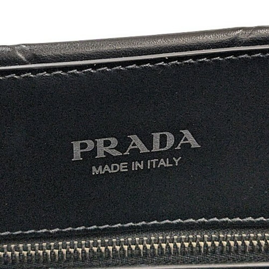 PRADA(プラダ)のプラダ　トライアングルロゴ レザー トートバッグ　2VG099 メンズのバッグ(トートバッグ)の商品写真