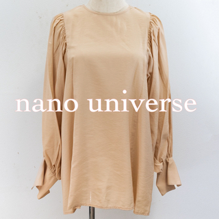 ナノユニバース(nano・universe)の新品タグ付【nano･universe ナノユニバース】 ブラウス(シャツ/ブラウス(長袖/七分))