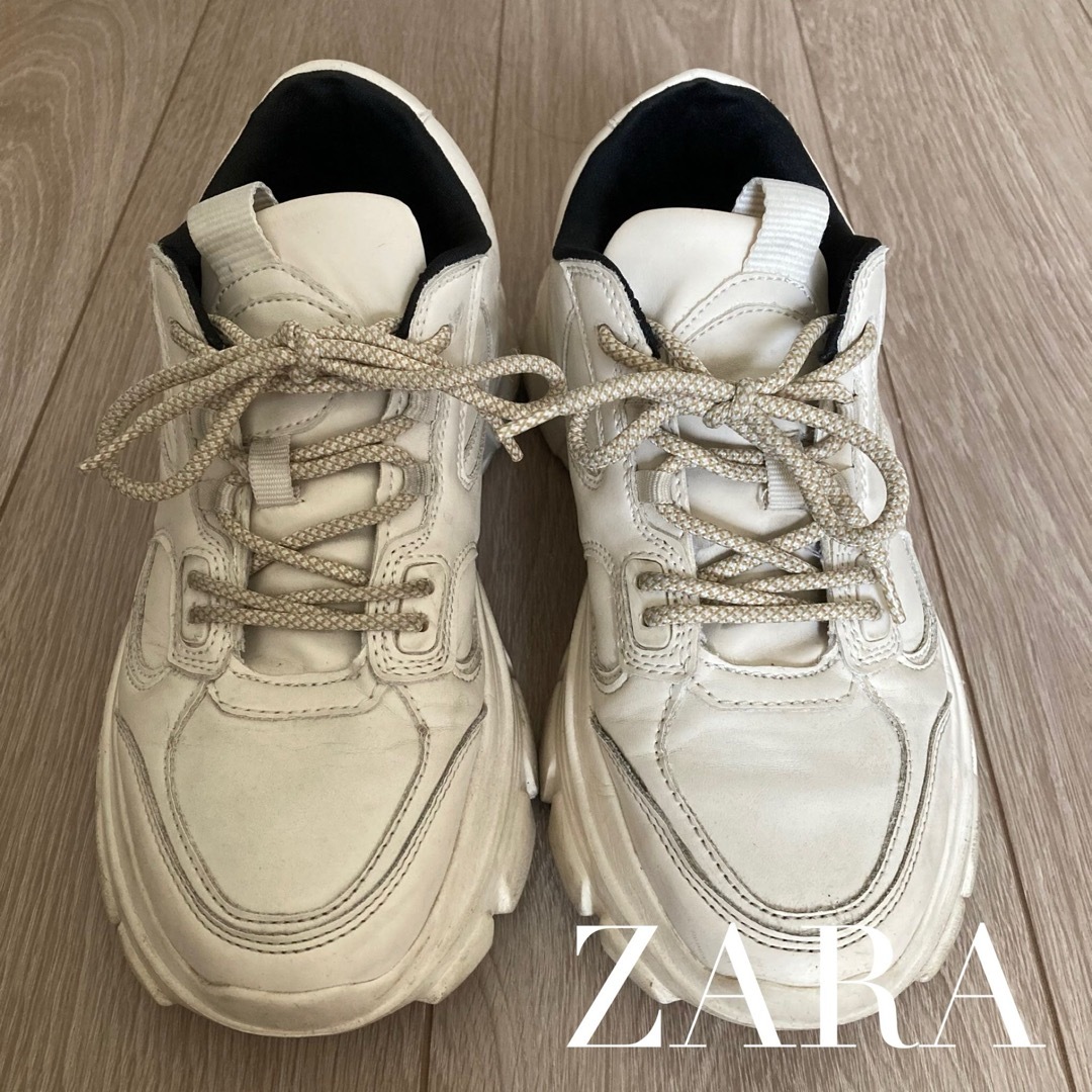 【新品】ZARA チャンキー ソール プリム ソール ダッド スニーカー 38