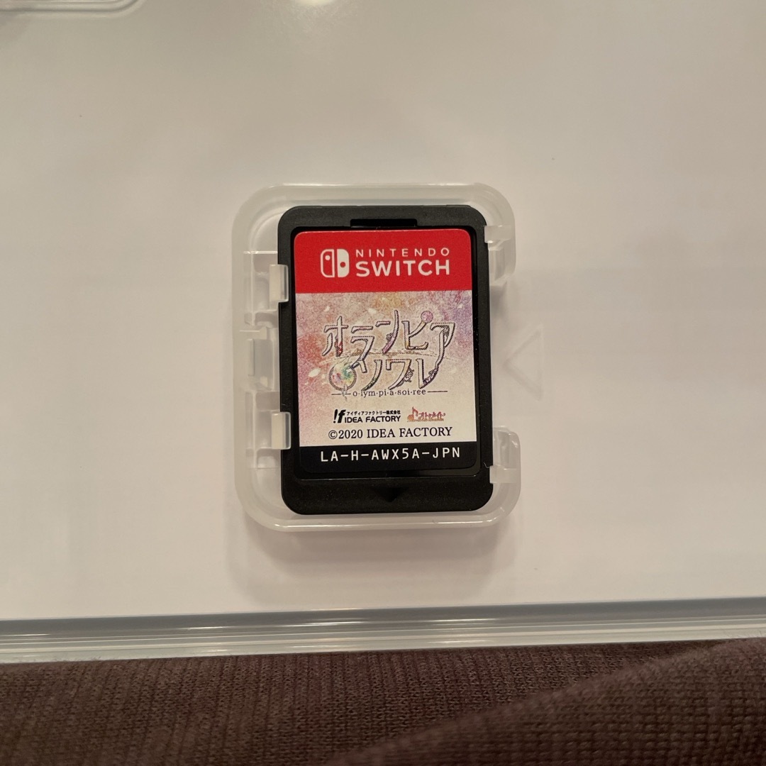 Nintendo Switch(ニンテンドースイッチ)の【値下中!】オランピアソワレ　美品　Nintendo Switch エンタメ/ホビーのゲームソフト/ゲーム機本体(家庭用ゲームソフト)の商品写真