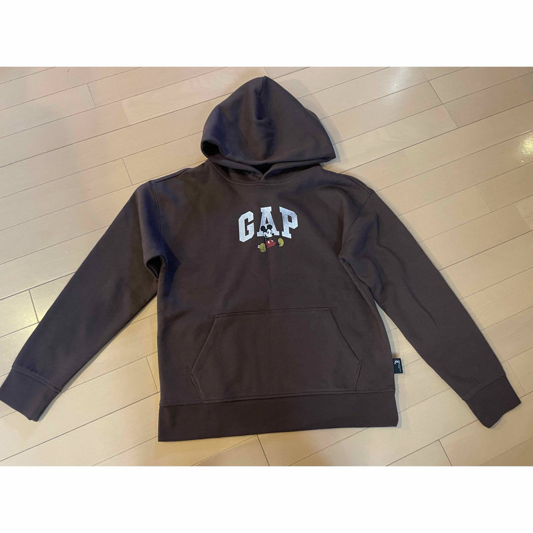 GAP Kids(ギャップキッズ)のGAP KIDS(160㎝)ディズニー裏起毛パーカー キッズ/ベビー/マタニティのキッズ服男の子用(90cm~)(Tシャツ/カットソー)の商品写真