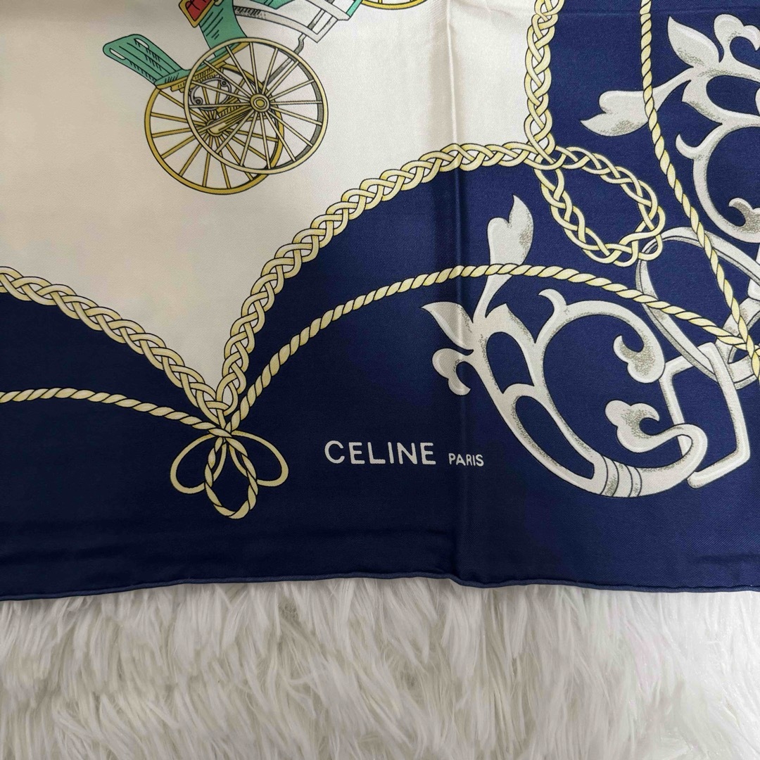 celine(セリーヌ)の【正規品保証】 CELINE セリーヌ　スカーフ レディースのファッション小物(バンダナ/スカーフ)の商品写真