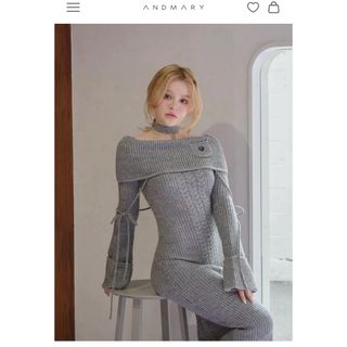 バブルス(Bubbles)のアンドマリー　May cable knit dress(ロングワンピース/マキシワンピース)