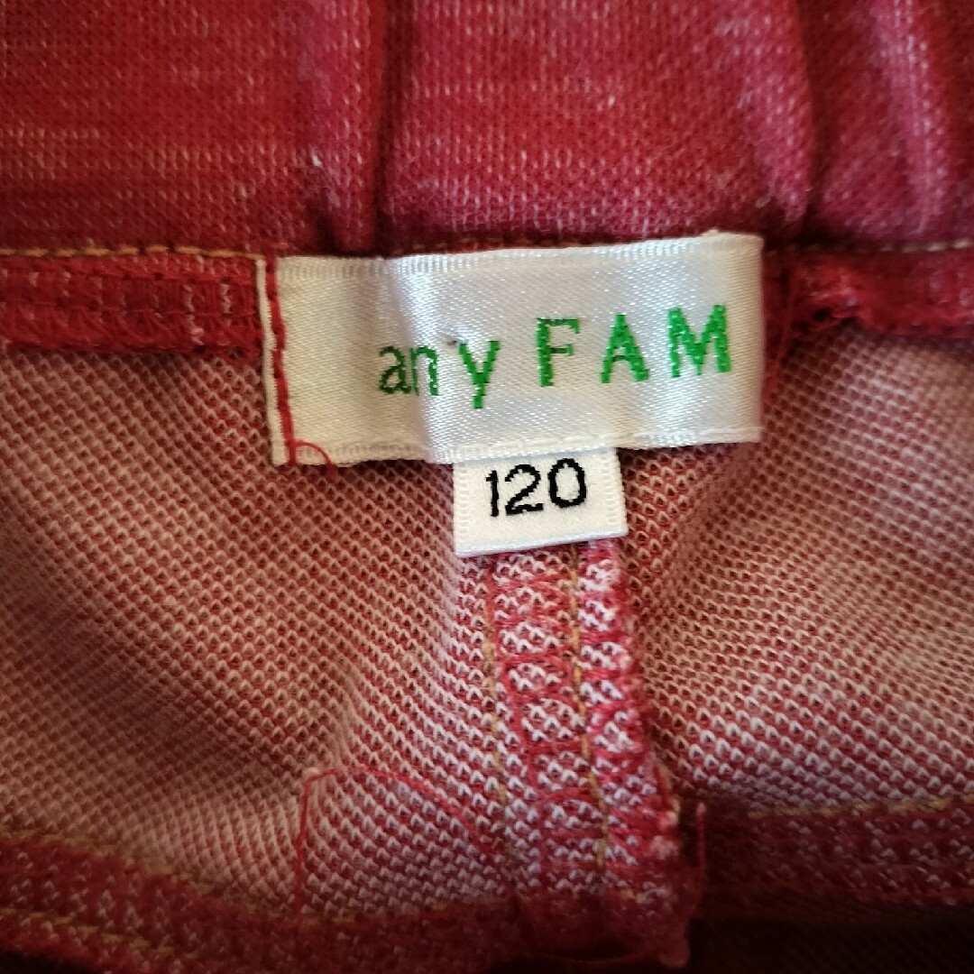 anyFAM(エニィファム)の女子ズボン120 キッズ/ベビー/マタニティのキッズ服女の子用(90cm~)(パンツ/スパッツ)の商品写真