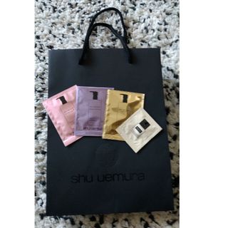 シュウウエムラ(shu uemura)のshu uemuraサンプル４点セット ショッパーおまけ付き(サンプル/トライアルキット)