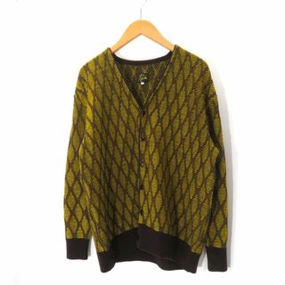 ニードルス(Needles)のNEEDLES V NECK CARDIGAN WAVE STRIPE SIZE S J0263(カーディガン)