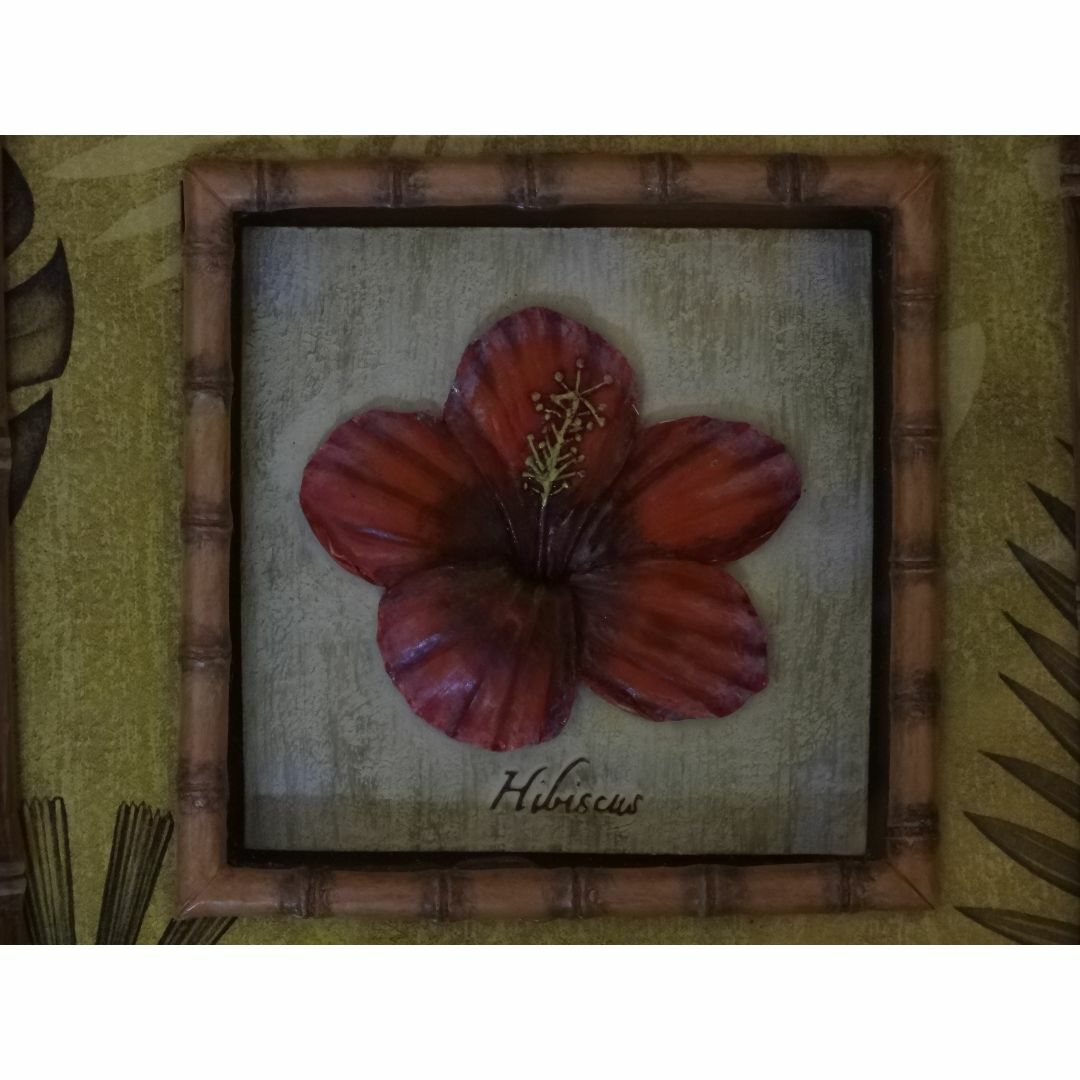 Charlene Audrey 2005 Tropic Flower 2-Set エンタメ/ホビーの美術品/アンティーク(絵画/タペストリー)の商品写真