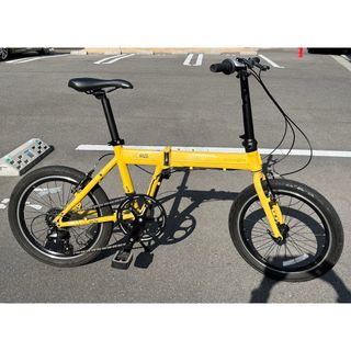 【DAHON】 ダホン K3 折りたたみ自転車 KA433 14インチ　黄色×黒