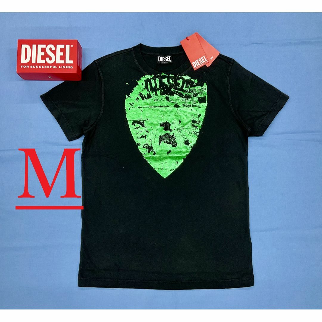 DIESEL(ディーゼル)のディーゼル　Tシャツ 2524　Mサイズ　ブラック　新品 タグ付　プレゼントにも メンズのトップス(Tシャツ/カットソー(半袖/袖なし))の商品写真