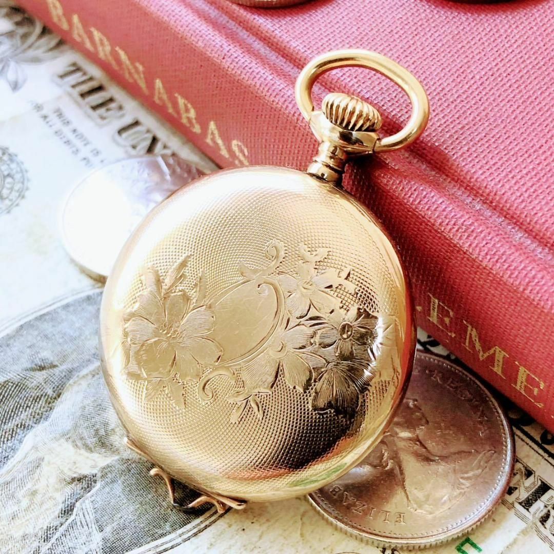 ELGIN(エルジン)の#2941【渋くてお洒落】メンズ 懐中時計 エルジン 手巻 動作品 1900年代 メンズの時計(その他)の商品写真