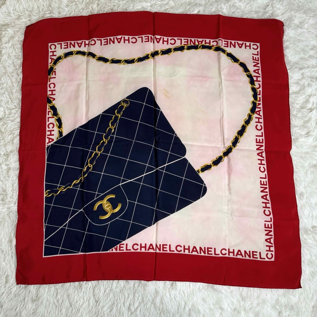 CHANEL(シャネル)の【正規品保証】 CHANEL シャネル　スカーフ レディースのファッション小物(バンダナ/スカーフ)の商品写真