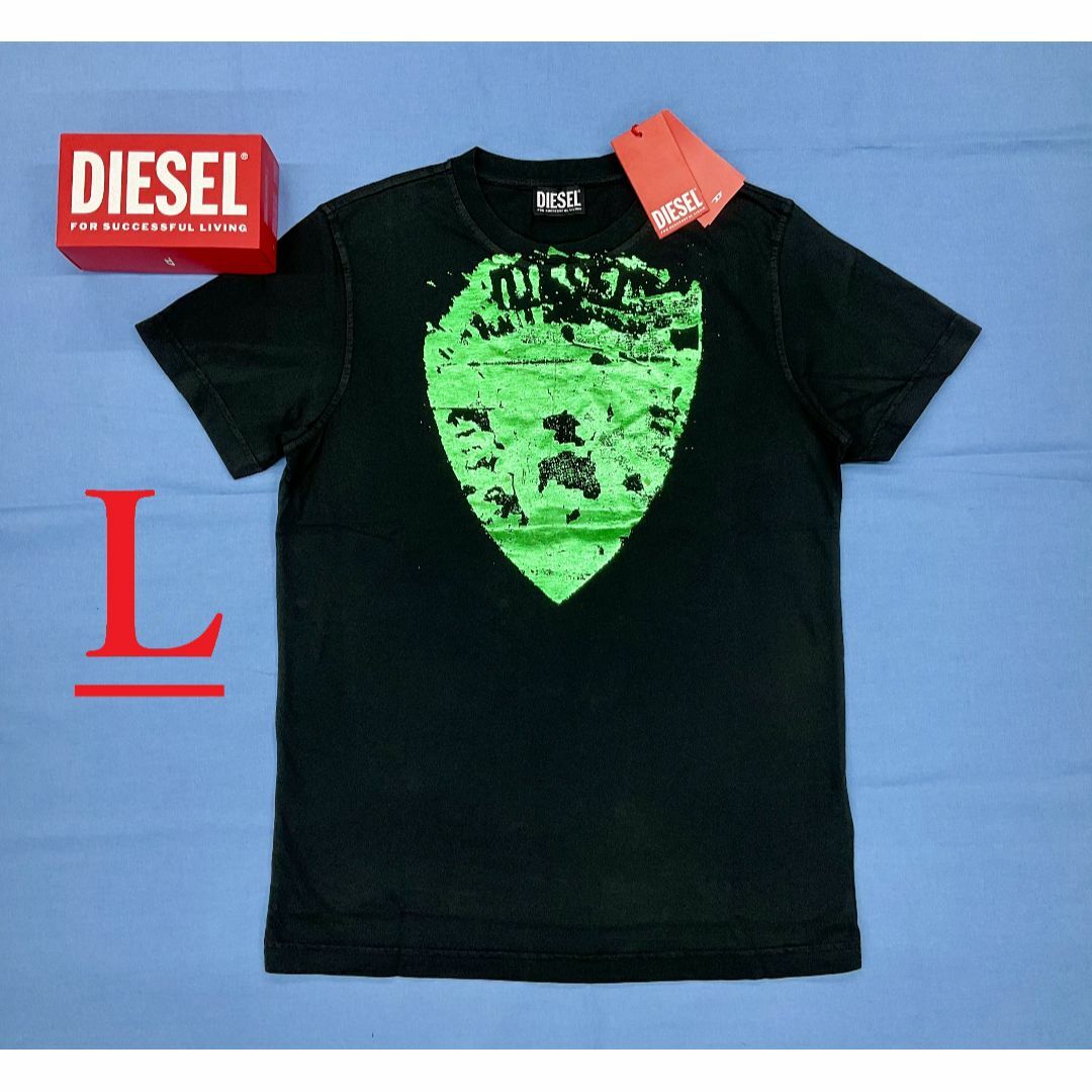 DIESEL(ディーゼル)のディーゼル　Tシャツ 2524　Lサイズ　ブラック　新品 タグ付　プレゼントにも メンズのトップス(Tシャツ/カットソー(半袖/袖なし))の商品写真