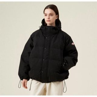 美品 ダントン×BEAMS ウール モッサダウンジャケット チャコール 34