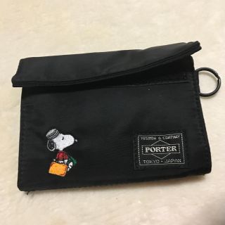 ポーター(PORTER)のporter スヌーピーコラボ財布美品(財布)