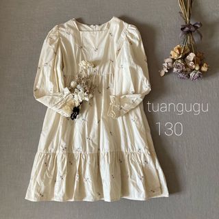 インポート子供服duola duolaプリセスラインのワンピース130(ワンピース)