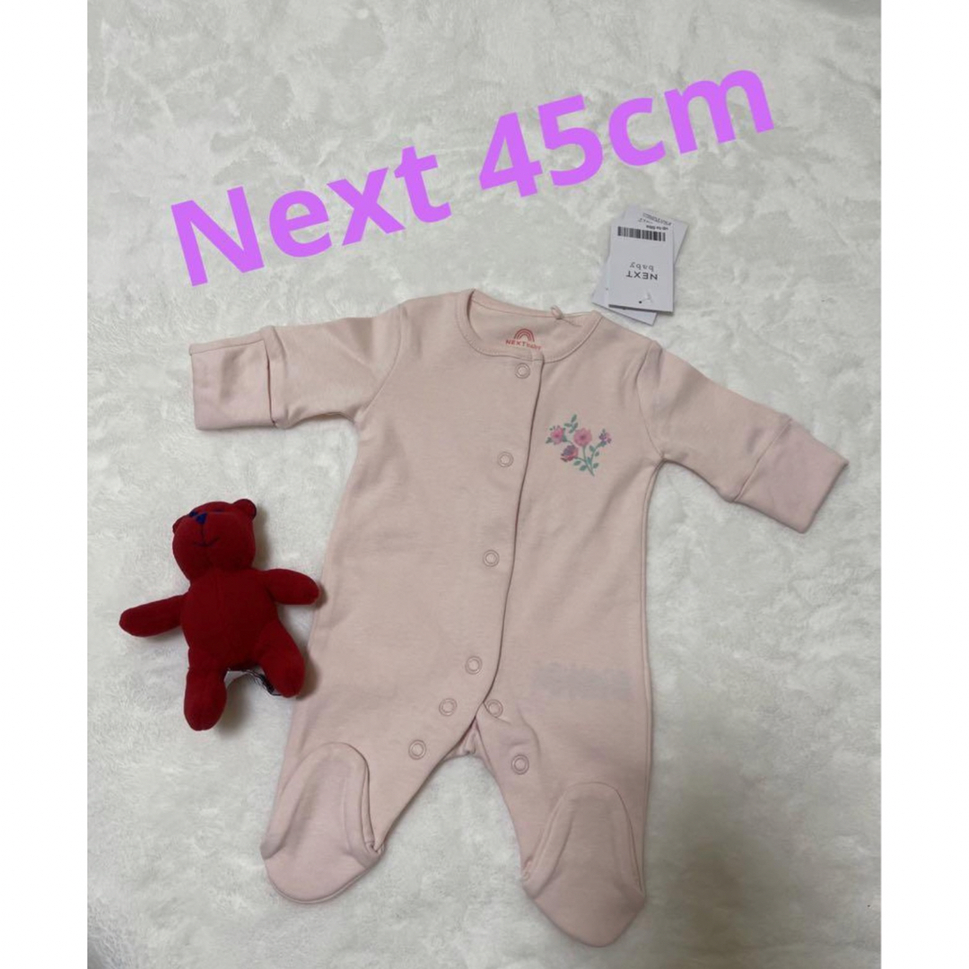 NEXT(ネクスト)の☀︎Next 45cmフラワーオールインワン2.3Kg キッズ/ベビー/マタニティのベビー服(~85cm)(カバーオール)の商品写真