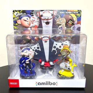 ニンテンドウ(任天堂)の【新品未開封】amiibo すりみ連合セット [フウカ／ウツホ／マンタロー](ゲームキャラクター)