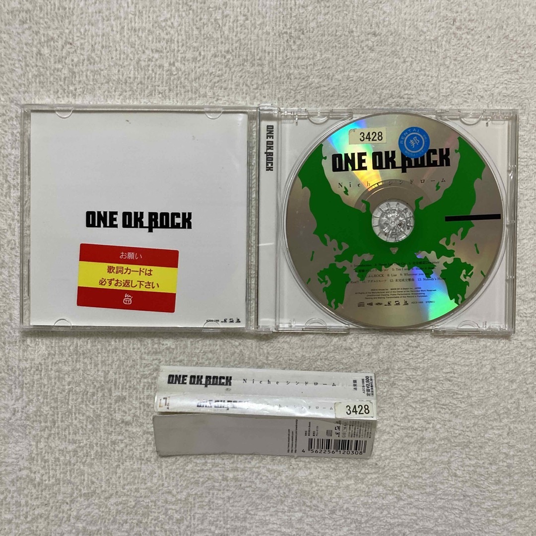 ONE OK ROCK(ワンオクロック)の「Nicheシンドローム」  ONE OK ROCK エンタメ/ホビーのCD(ポップス/ロック(邦楽))の商品写真