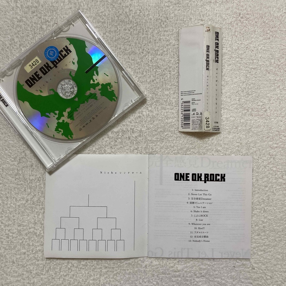 ONE OK ROCK(ワンオクロック)の「Nicheシンドローム」  ONE OK ROCK エンタメ/ホビーのCD(ポップス/ロック(邦楽))の商品写真