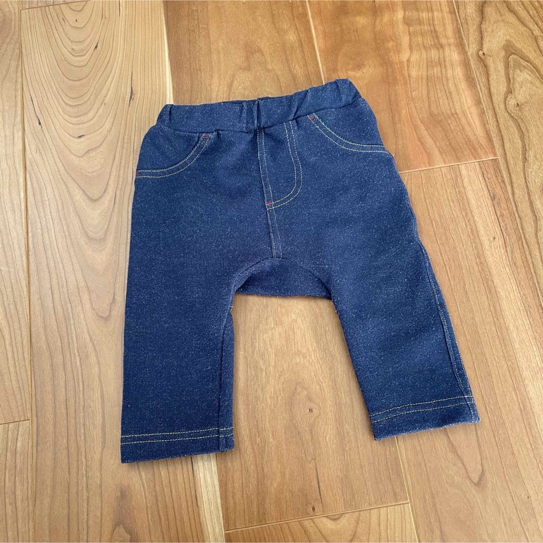 ベビー ズボン デニム風 サイズ70 キッズ/ベビー/マタニティのベビー服(~85cm)(パンツ)の商品写真