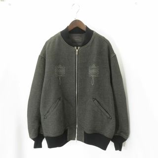 THE LETTERS ZIP BLOUSON JACKET LSBB-J0005 GRAY SIZE-M (その他)