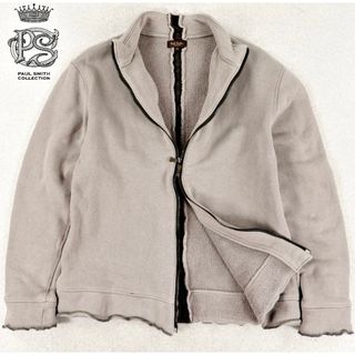 ポールスミスコレクション(Paul Smith COLLECTION)の美品 日本製   ポール・スミス ジップアップブルゾン グレー M (ブルゾン)