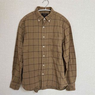 ビームス(BEAMS)のビームス　長袖チェックシャツ　Sサイズ(シャツ)