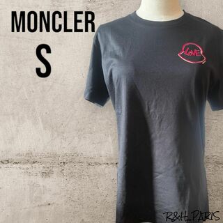 モンクレール(MONCLER)のモンクレール LOVEロゴ Tシャツ ブラック S 新品未使用(Tシャツ(半袖/袖なし))