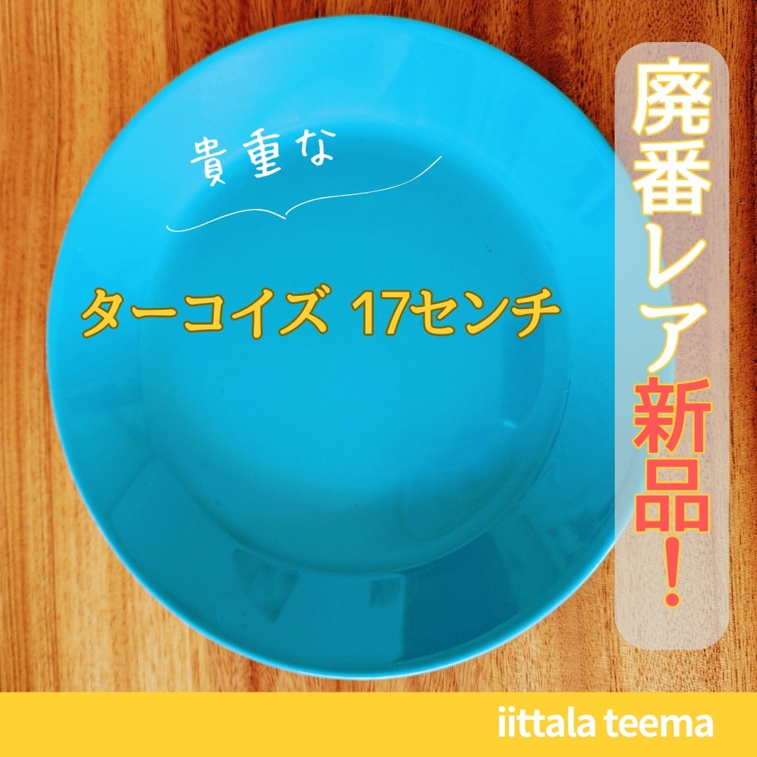 iittala(イッタラ)の【廃番色新品！】ittala イッタラ　ティーマ　ターコイズ　17センチ インテリア/住まい/日用品のキッチン/食器(食器)の商品写真