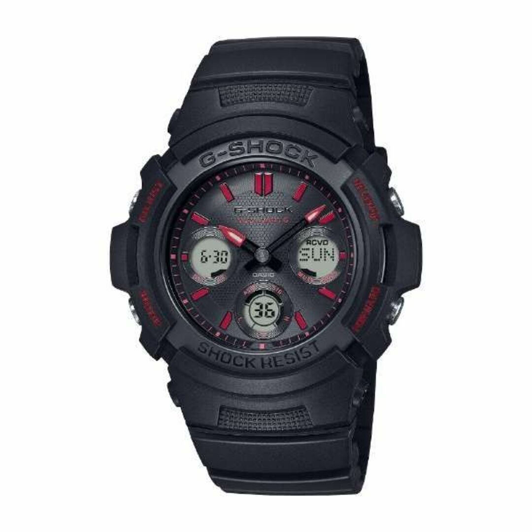 G-SHOCK(ジーショック)の超人気モデル　カシオ　G-SHOCK　AWG-M100FP-1A4JR メンズの時計(腕時計(アナログ))の商品写真