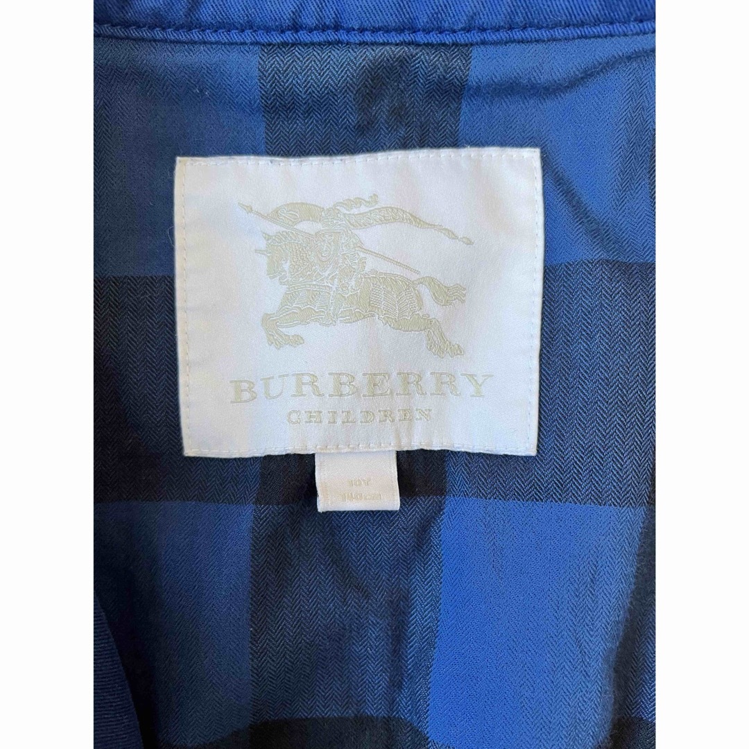 BURBERRY(バーバリー)のBURBERRY バーバリー レザー ジャケット アウター 140 キッズ/ベビー/マタニティのキッズ服男の子用(90cm~)(ジャケット/上着)の商品写真