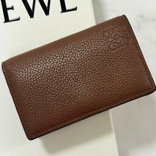 ロエベ(LOEWE)の美品✨LOEWE　ビジネスカードホルダー　カードケース　アナグラム　名刺入れ(名刺入れ/定期入れ)