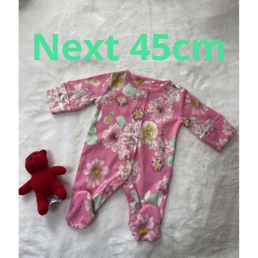 NEXT(ネクスト)の☀︎Next 45cm華やかオールインワンPK 2.3Kg キッズ/ベビー/マタニティのベビー服(~85cm)(ロンパース)の商品写真