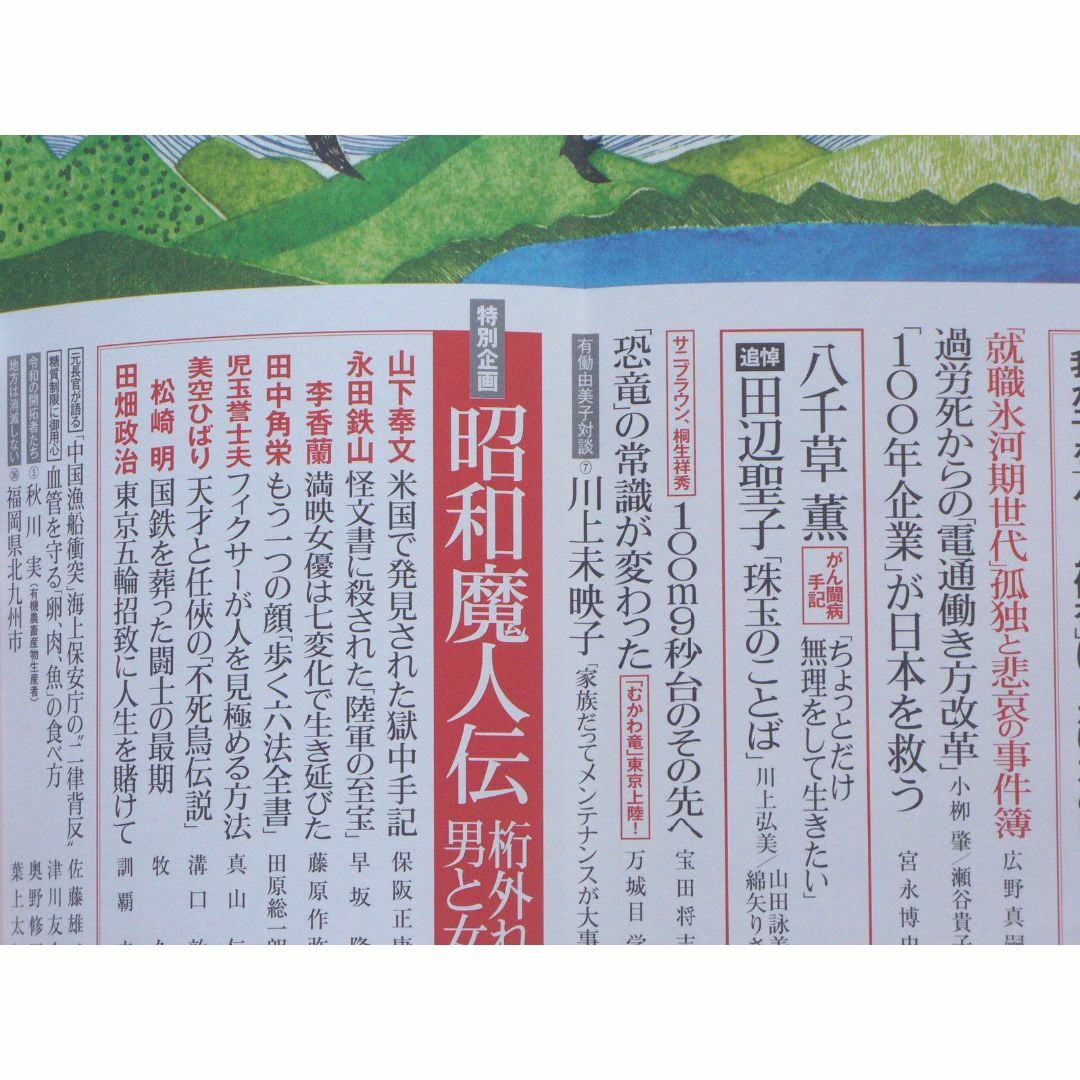 文藝春秋【徹底討論】年金崩壊 すべての疑問に答える、他　2019. 8月号 エンタメ/ホビーの雑誌(文芸)の商品写真