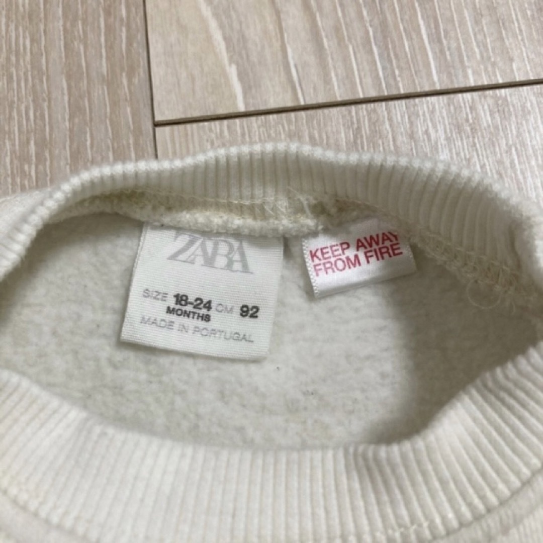 ZARA KIDS(ザラキッズ)のZARA キッズ　トレーナー　92　トップス　裏起毛 キッズ/ベビー/マタニティのキッズ服男の子用(90cm~)(その他)の商品写真