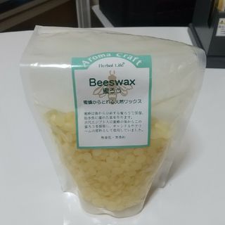 セイカツノキ(生活の木)の【開封、半分ほど使用】生活の木／蜜ろう 300g袋の半量ほど(その他)