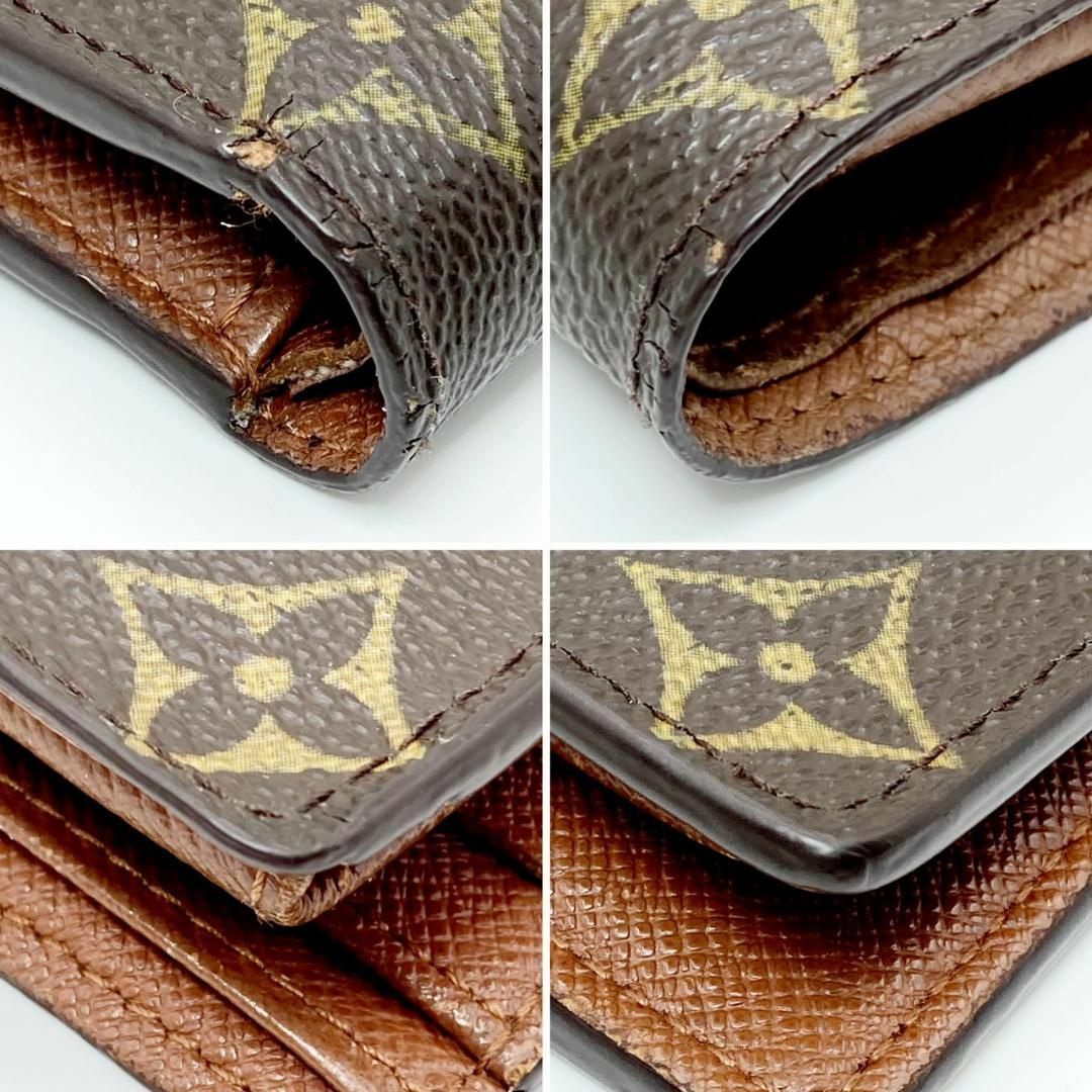 LOUIS VUITTON(ルイヴィトン)のルイヴィトン カード4枚 ポルトフォイユ マルコ 二つ折り財布 a-554 メンズのファッション小物(折り財布)の商品写真