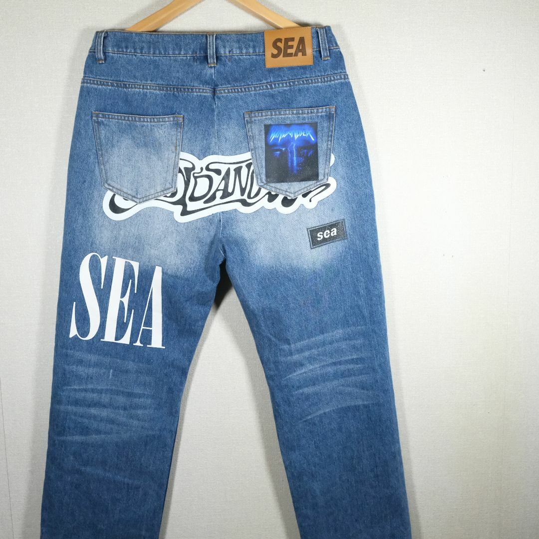 WIND AND SEA Band Denim Pants Blue L