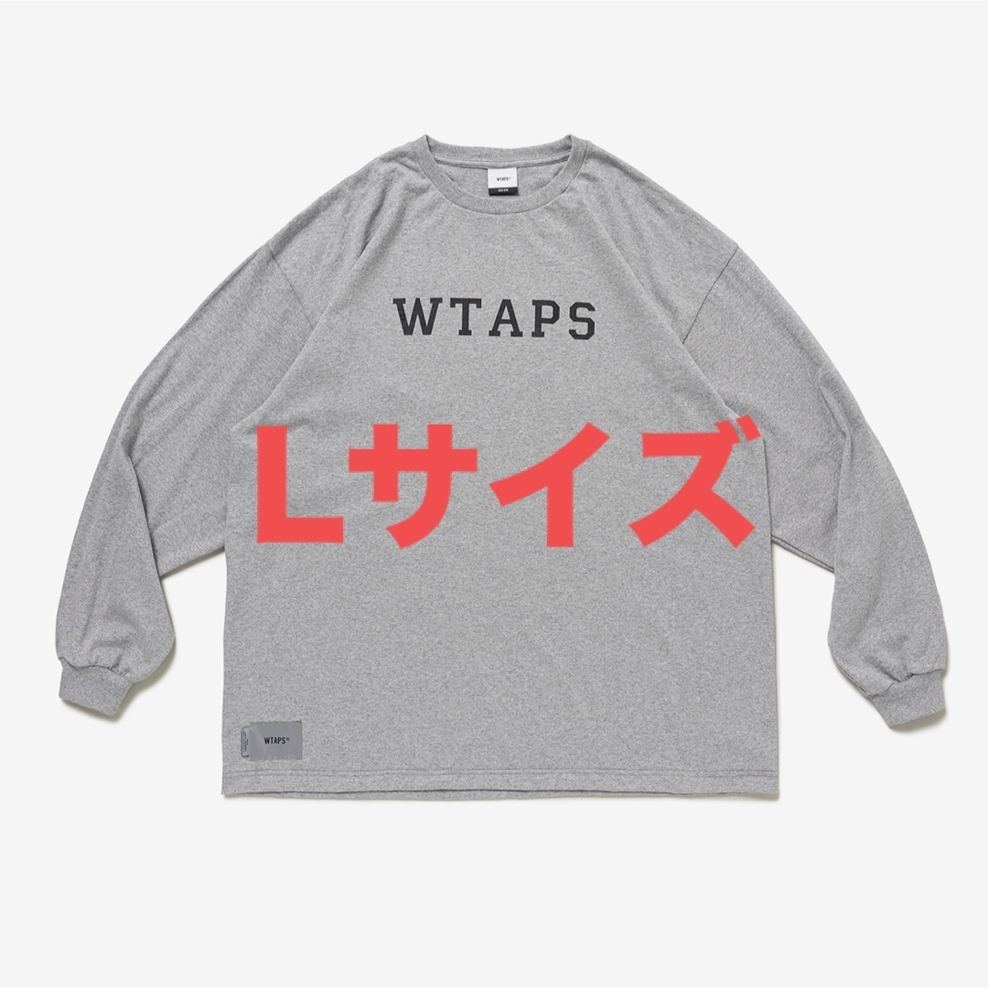 W)taps(ダブルタップス)のWTAPS COLLEGE LS GRAY L グレー ダブルタップス メンズのトップス(Tシャツ/カットソー(七分/長袖))の商品写真
