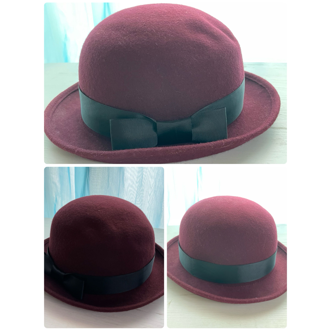 CECIL McBEE(セシルマクビー)のCECIL 帽子 ハット 3点セット ボーラーハット 中折れ帽 ヒョウ柄 レディースの帽子(ハット)の商品写真
