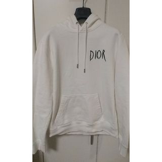 正規美品 19AW DIOR ディオール ロゴ パーカーコットン100％