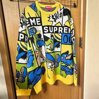 シュプリーム(Supreme)の【XL】SUPREME  20SS Cartoon Sweater(ニット/セーター)