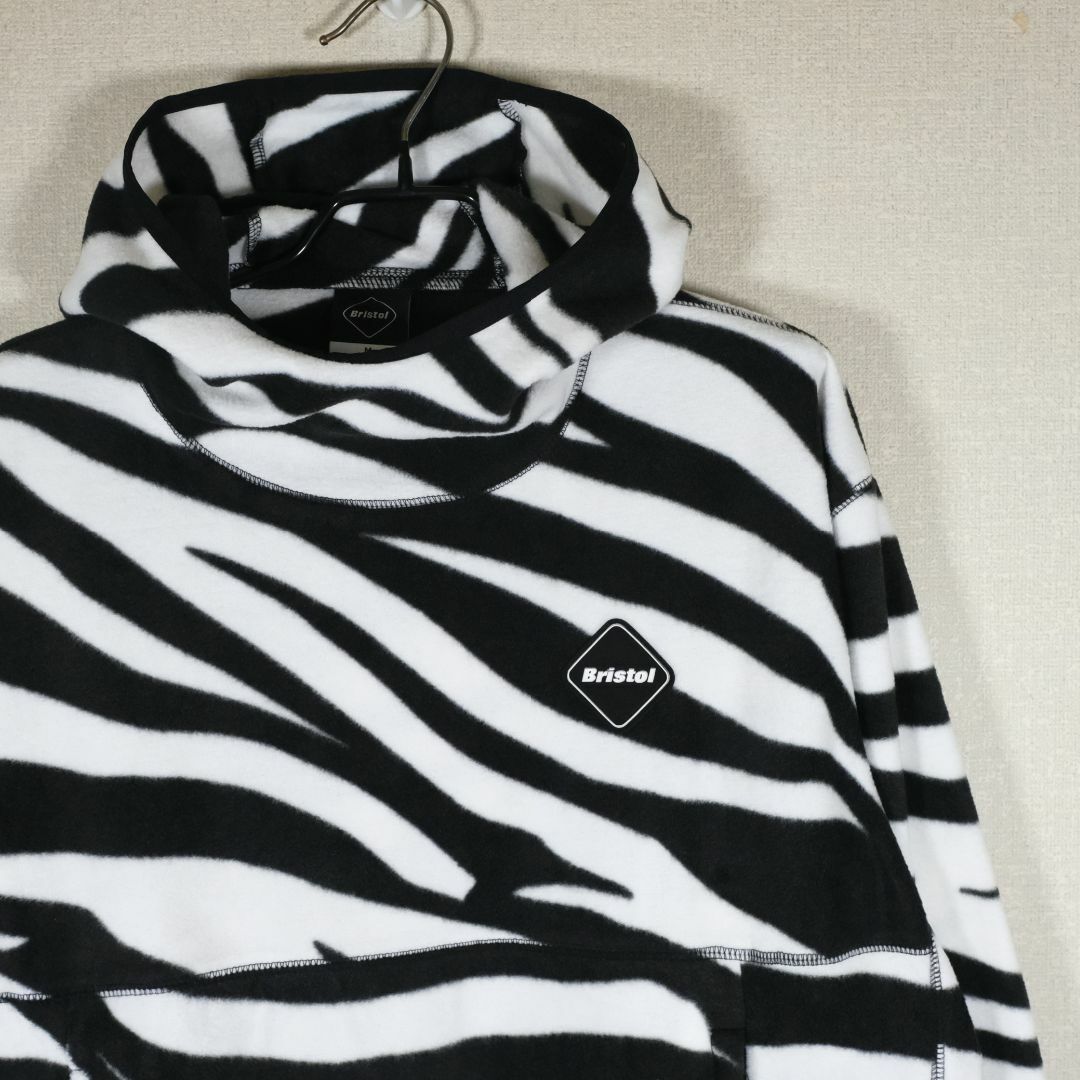 F.C.R.B.(エフシーアールビー)のF.C.R.B. ZEBRA FLEECE PULLOVER HOODIE M メンズのトップス(パーカー)の商品写真