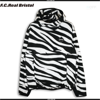 エフシーアールビー(F.C.R.B.)のF.C.R.B. ZEBRA FLEECE PULLOVER HOODIE M(パーカー)