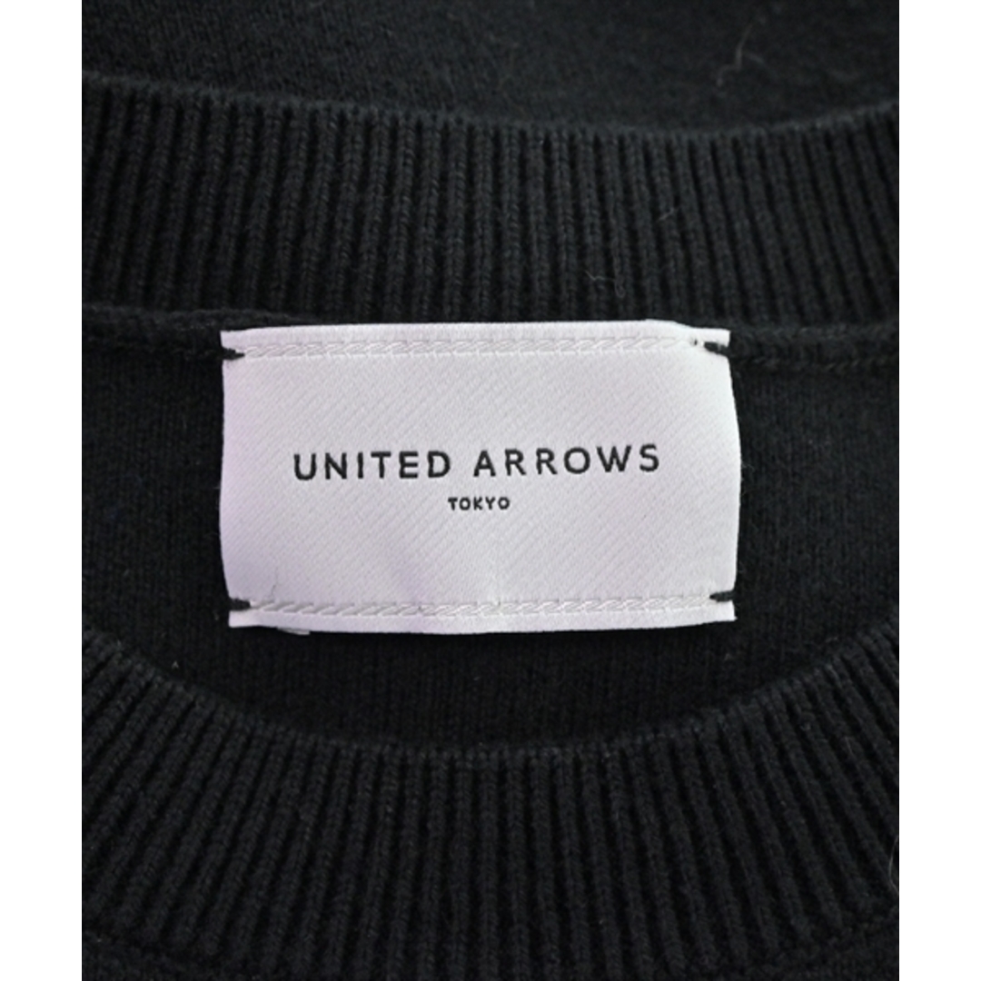 UNITED ARROWS(ユナイテッドアローズ)のUNITED ARROWS ユナイテッドアローズ ワンピース F 黒 【古着】【中古】 レディースのワンピース(ひざ丈ワンピース)の商品写真