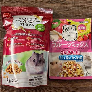 日本ペットフード - 日本ペットフードハムスターヘルシープレミアム 250g フルーツミックス2P