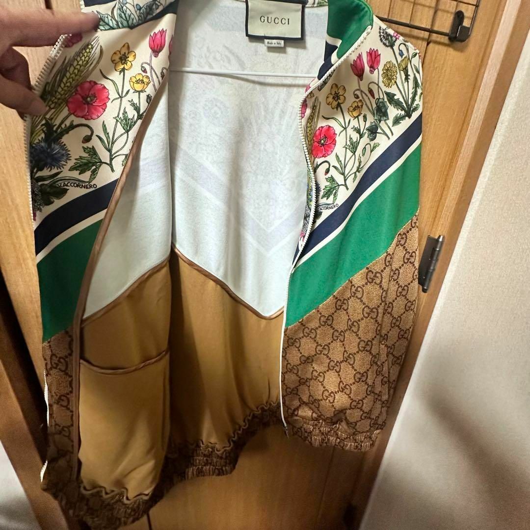 Gucci(グッチ)のGUCCI フローラル　テクニカルジャージ　トラックジャケット メンズのトップス(ジャージ)の商品写真