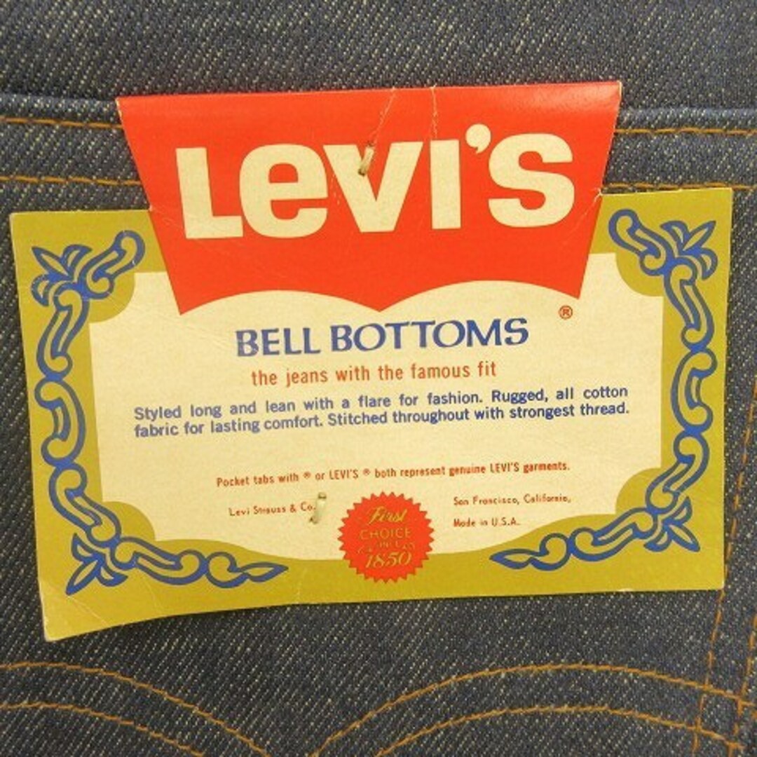 Levi's(リーバイス)の646 80年製 刻印8 デニム デッドストック 濃紺 W33 L29 STK メンズのパンツ(デニム/ジーンズ)の商品写真